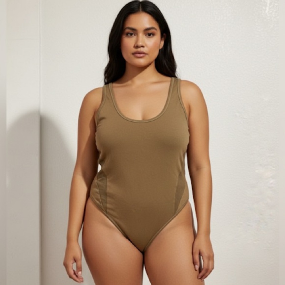 SKIMS Outdoor Basics Tank Thong Bodysuit